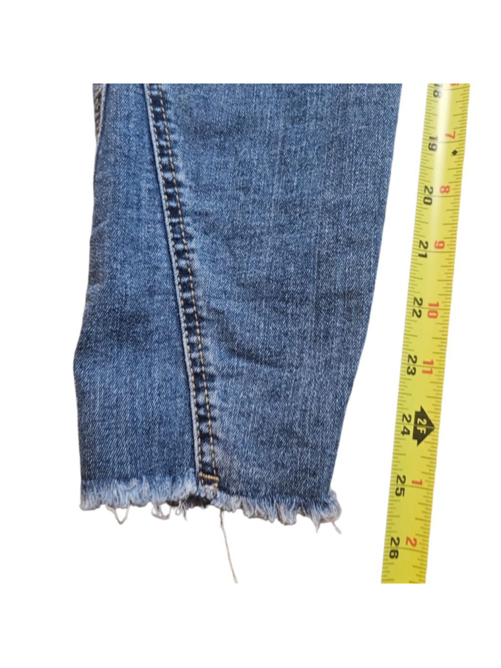 Kut from the Kloth 6 Blue High Rise Ankle Skinny Jeans - Picture 7 of 9